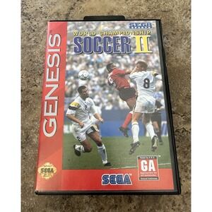 World Championship Soccer II (Sega Genesis, 1994) Sega Sports 4 Player Support